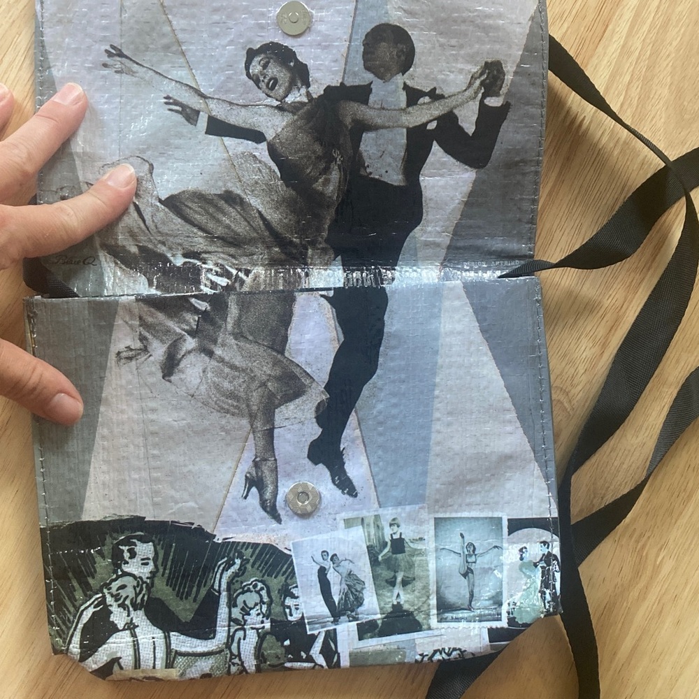 Blue Q Dance Print Crossbody Bag - Picture 2 of 7